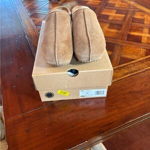 UGG Camel Suede Slip-Ons